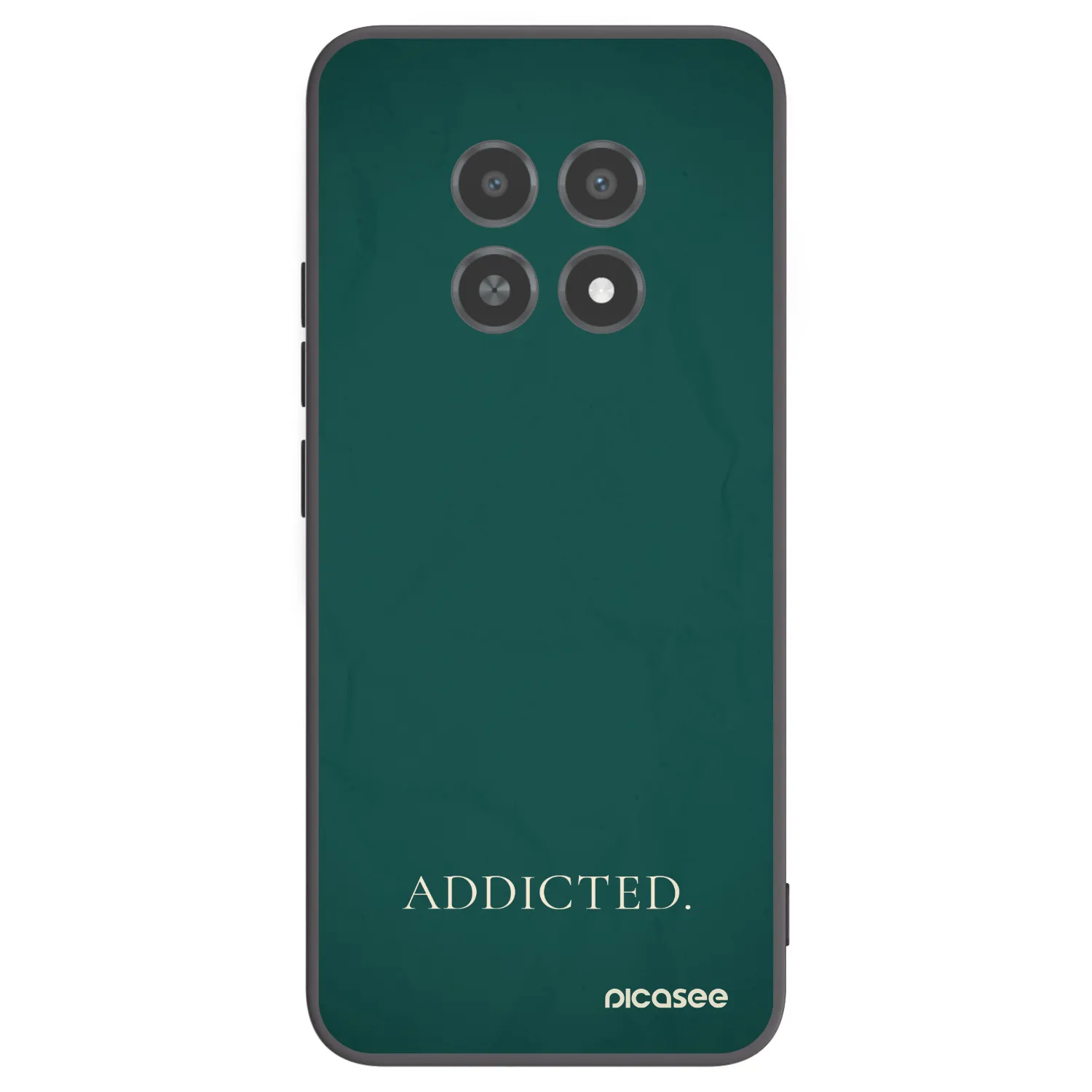 Picasee Realme 12X Hülle - Schwarzes Silikon - Addicted