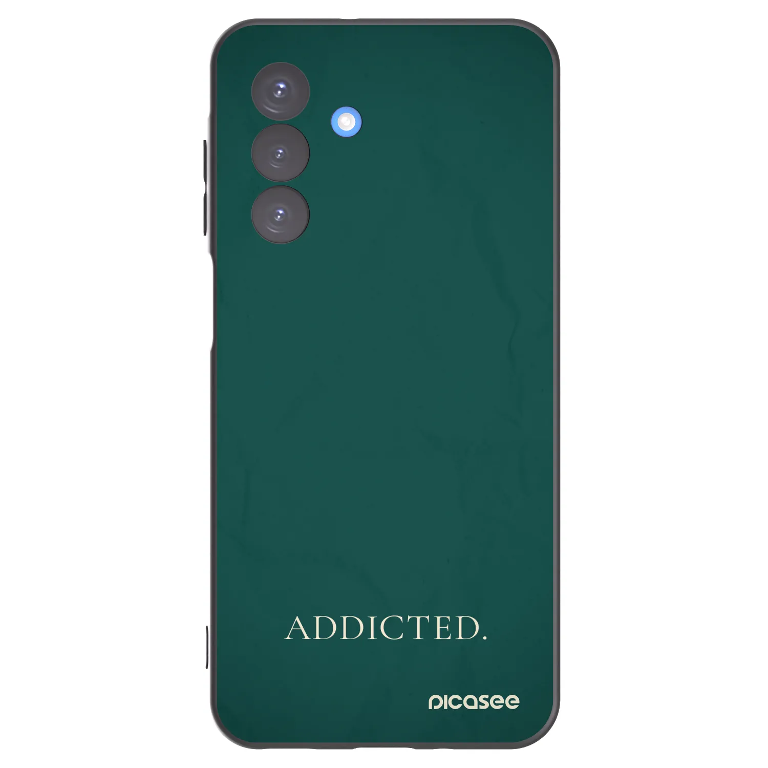 Picasee Samsung Galaxy A17 5G Hülle - Schwarzes Silikon - Addicted