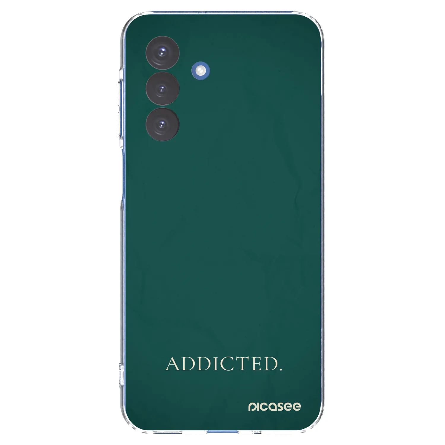 Picasee Samsung Galaxy A17 5G Hülle - Transparentes Silikon - Addicted