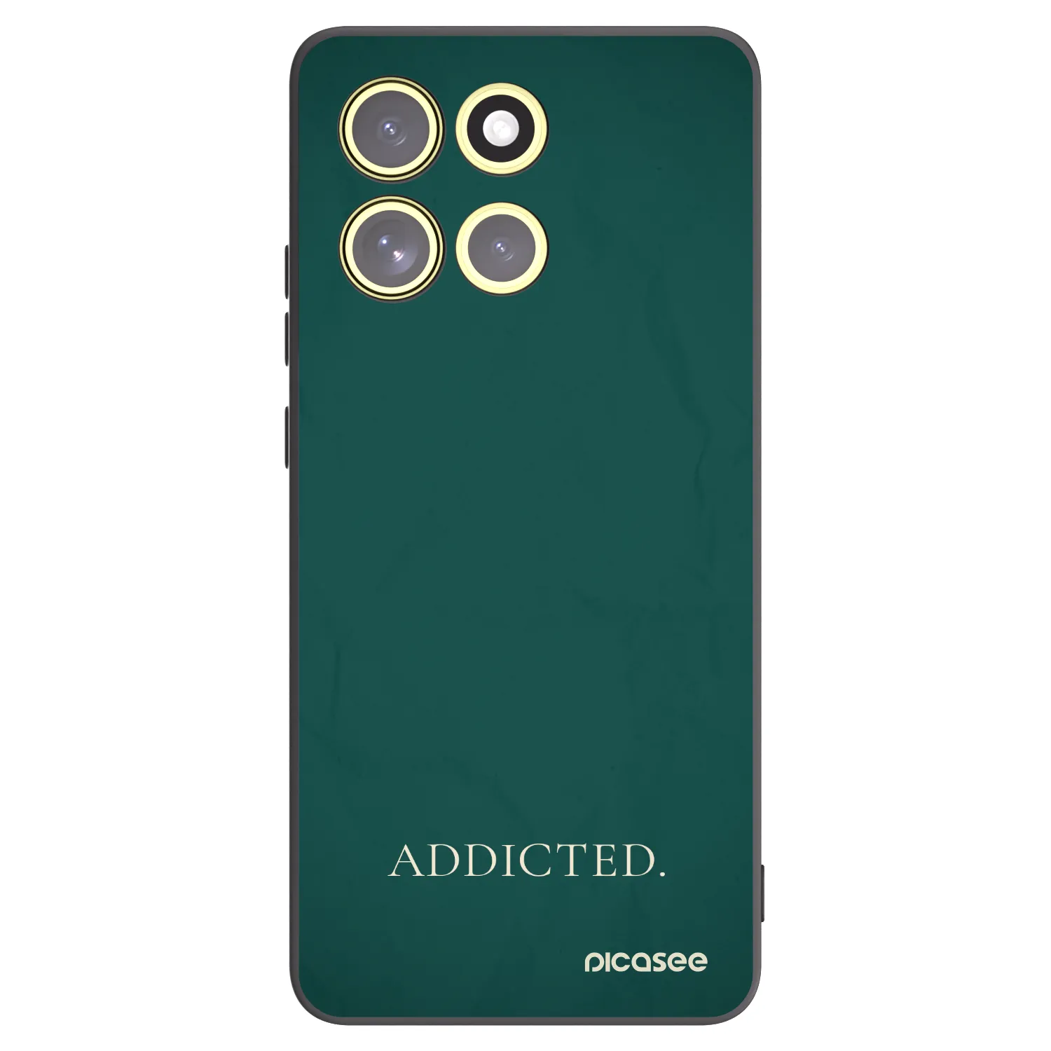 Picasee Motorola Moto G86 Power 5G Hülle - Schwarzes Silikon - Addicted