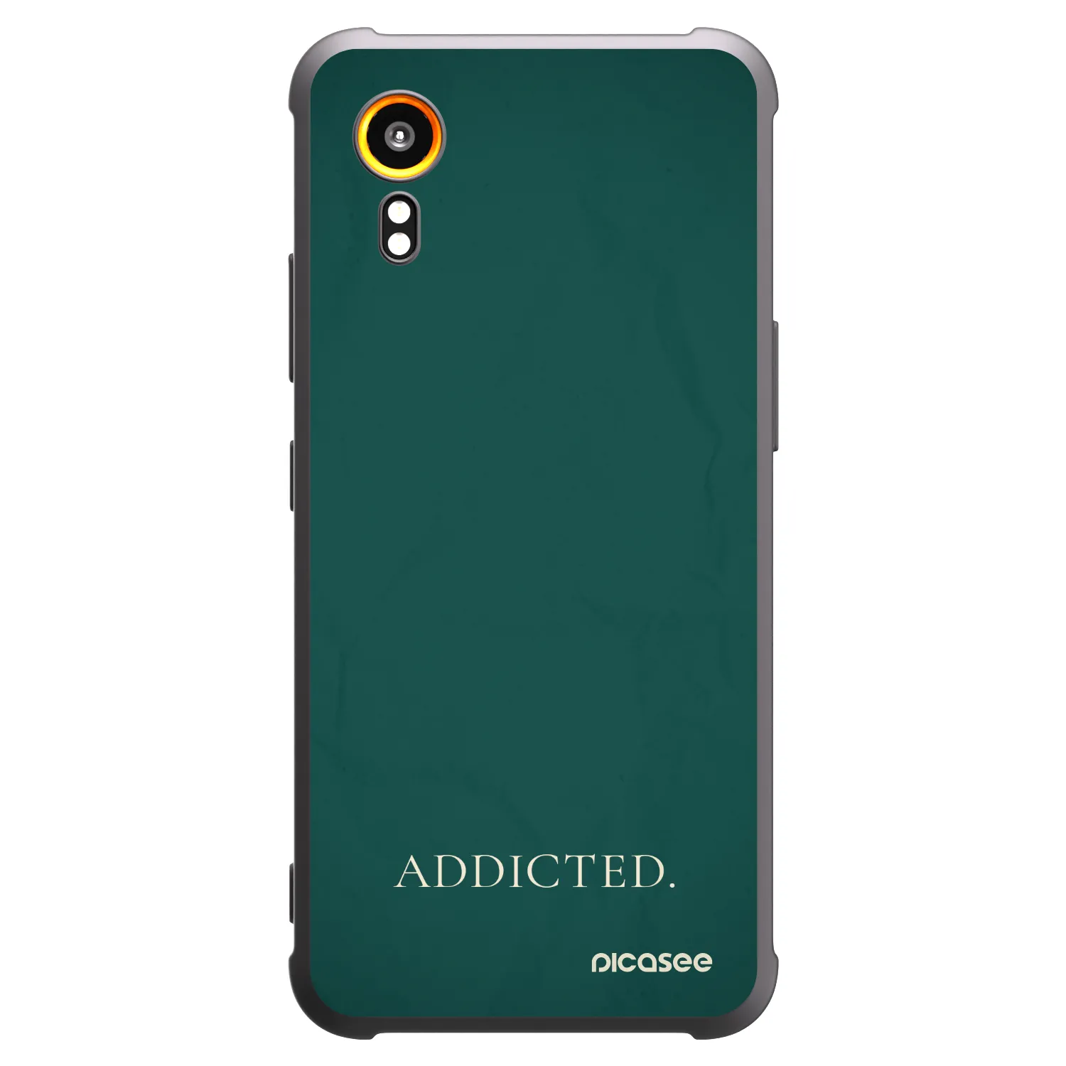Picasee Samsung Galaxy Xcover 7 Hülle - Schwarzes Silikon - Addicted