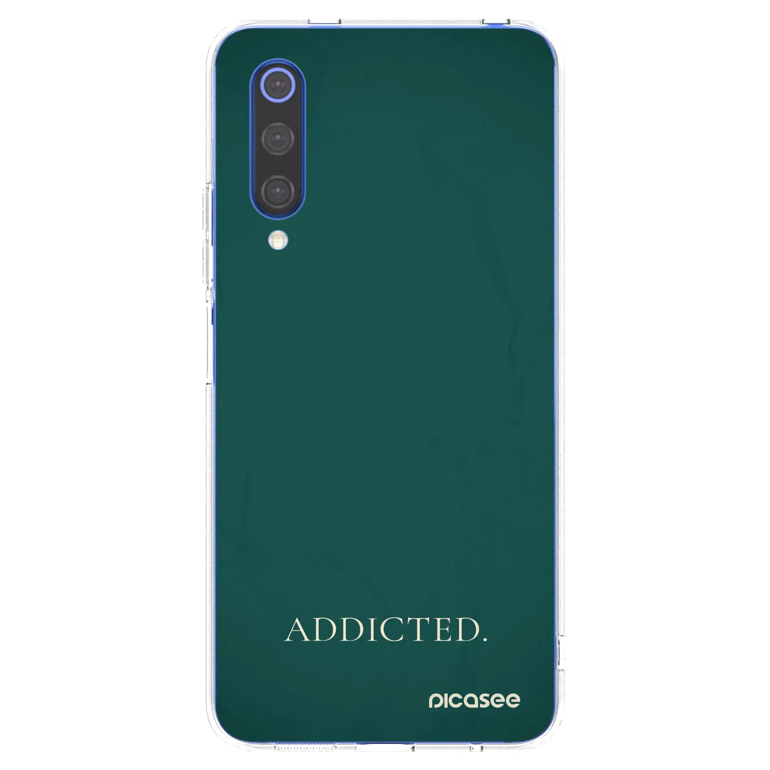 Picasee Xiaomi Mi 9 SE Hülle - Transparentes Silikon - Addicted