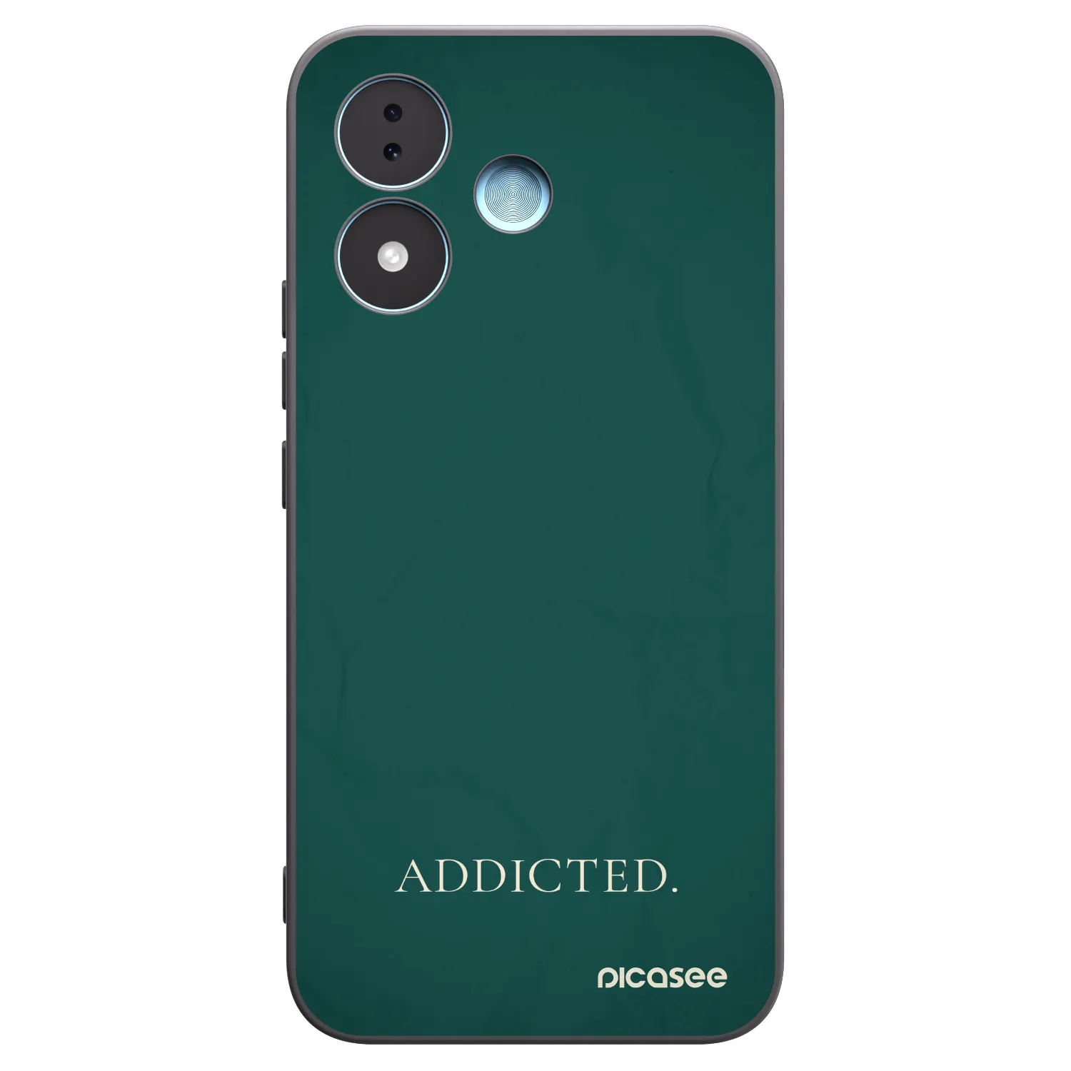 Picasee Xiaomi Redmi Note 17 5G Hülle - Schwarzes Silikon - Addicted