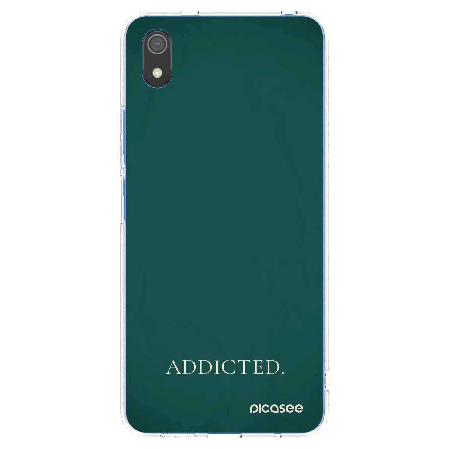 Picasee Xiaomi Redmi 7A Hülle - Transparentes Silikon - Addicted