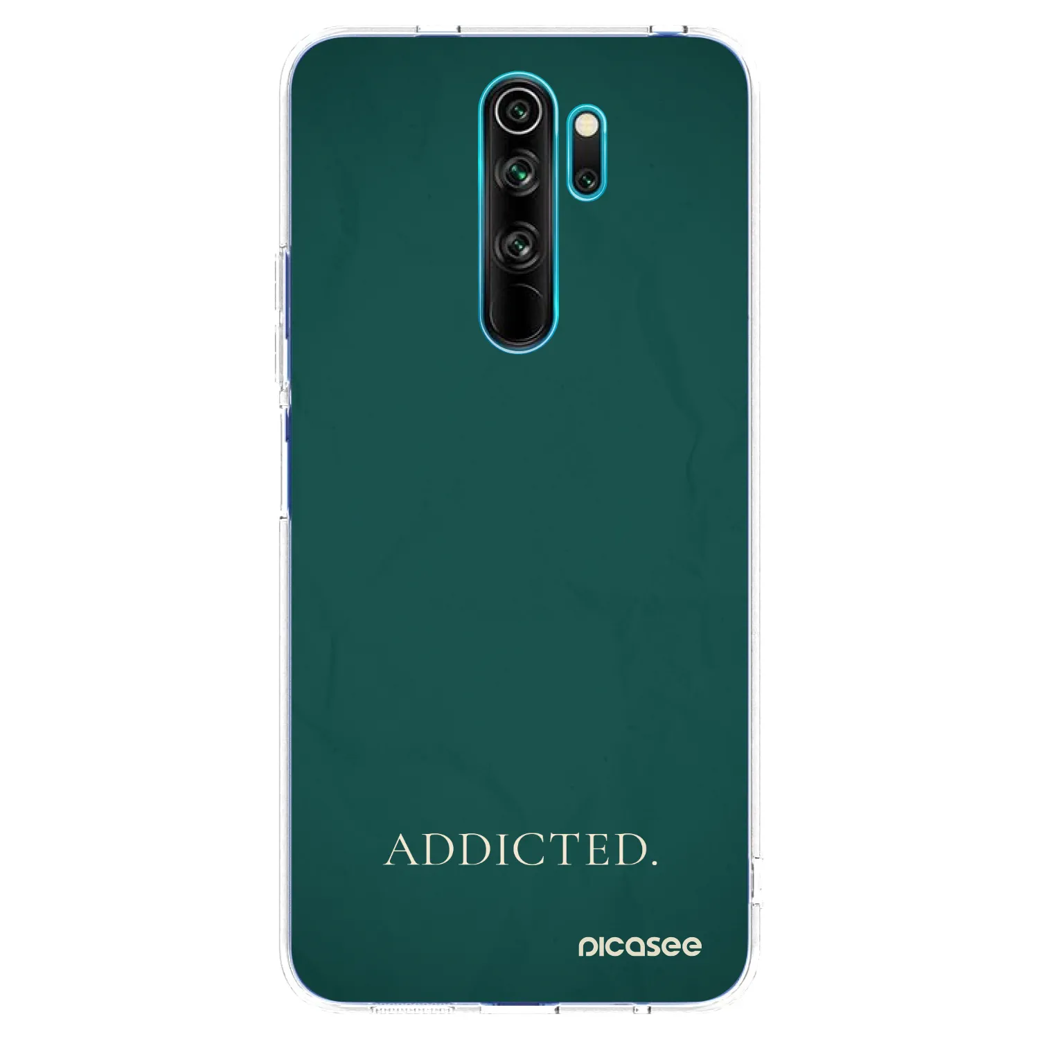 Picasee Xiaomi Redmi Note 8 Pro Hülle - Transparentes Silikon - Addicted