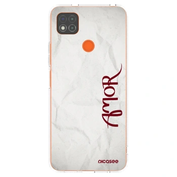 Picasee Xiaomi Redmi 9C Hülle - Transparentes Silikon - Amor