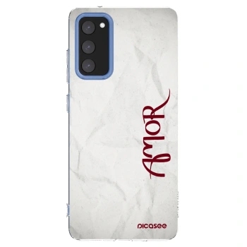 Picasee Samsung Galaxy S20 FE Hülle - Transparentes Silikon - Amor