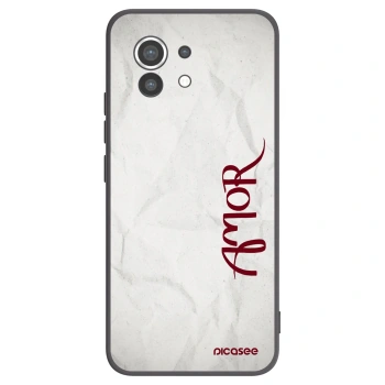 Picasee Xiaomi Mi 11 Hülle - Schwarzes Silikon - Amor