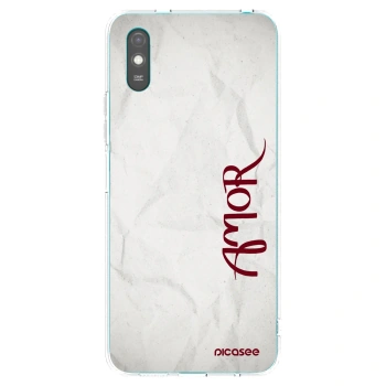 Picasee Xiaomi Redmi 9AT Hülle - Transparentes Silikon - Amor