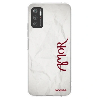 Picasee Xiaomi Poco M3 Pro 5G Hülle - Transparentes Silikon - Amor