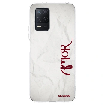 Picasee Realme 8 5G Hülle - Transparentes Silikon - Amor