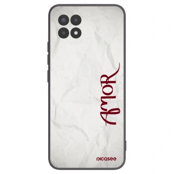 Picasee Realme 8i Hülle - Schwarzes Silikon - Amor