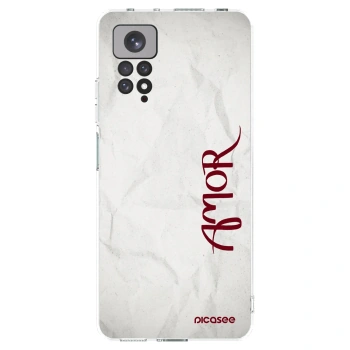 Picasee Xiaomi Redmi Note 11 Hülle - Transparentes Silikon - Amor
