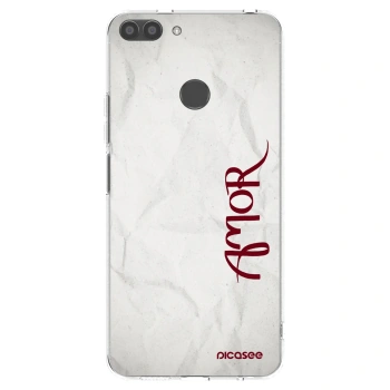 Picasee Huawei P Smart Hülle - Transparentes Silikon - Amor