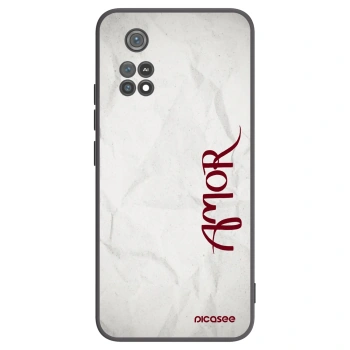 Picasee Xiaomi Poco M4 Pro Hülle - Schwarzes Silikon - Amor
