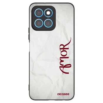 Picasee Honor X8 5G Hülle - Schwarzes Silikon - Amor
