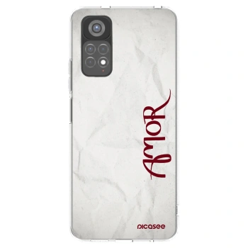 Picasee Xiaomi Redmi Note 11S 5G Hülle - Transparentes Silikon - Amor