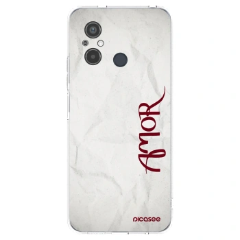 Picasee Xiaomi Redmi 12C Hülle - Transparentes Silikon - Amor