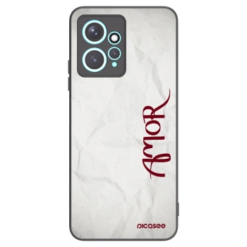 Picasee Xiaomi Redmi Note 12 4G Hülle - Schwarzes Silikon - Amor