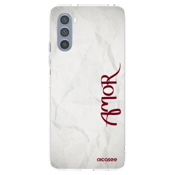 Picasee Motorola Moto G62 Hülle - Transparentes Silikon - Amor