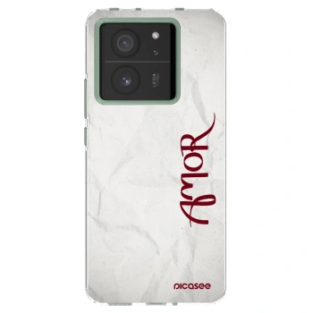 Picasee Xiaomi 13T Pro Hülle - Transparentes Silikon - Amor
