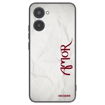 Picasee Realme 10 4G Hülle - Schwarzes Silikon - Amor