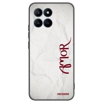 Picasee Honor 70 Lite Hülle - Schwarzes Silikon - Amor