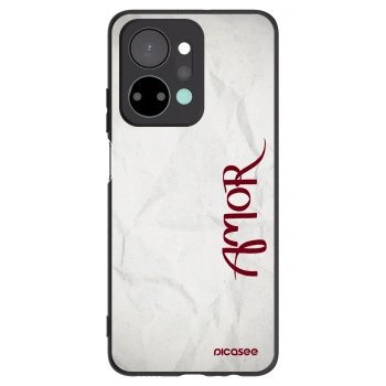 Picasee Honor X7a Hülle - Schwarzes Silikon - Amor