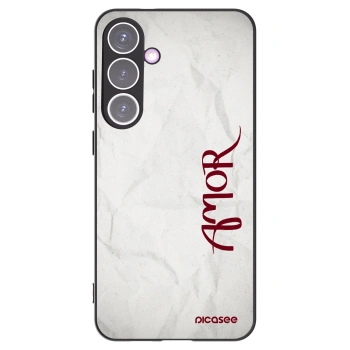 Picasee Samsung Galaxy S24+ S926B 5G Hülle - Schwarzes Silikon - Amor