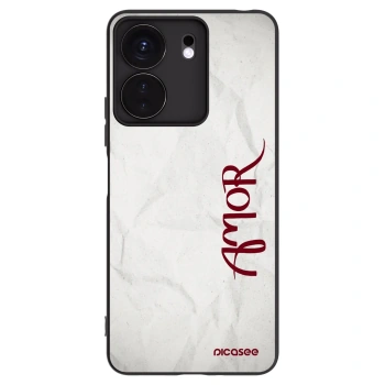 Picasee Xiaomi Redmi 13C 4G Hülle - Schwarzes Silikon - Amor