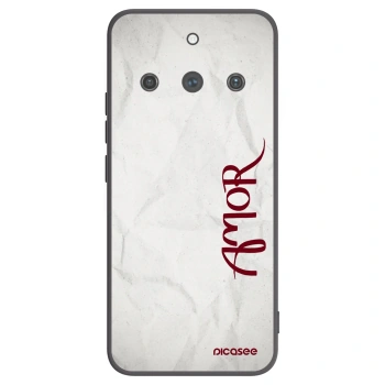 Picasee Realme 11 Pro+ Hülle - Schwarzes Silikon - Amor
