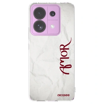 Picasee Xiaomi Redmi Note 13 Pro 5G Hülle - Transparentes Silikon - Amor