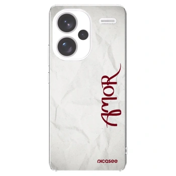 Picasee Xiaomi Redmi Note 13 Pro+ 5G Hülle - Transparentes Silikon - Amor