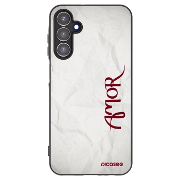Picasee Samsung Galaxy A15 A155F 4G Hülle - Schwarzes Silikon - Amor