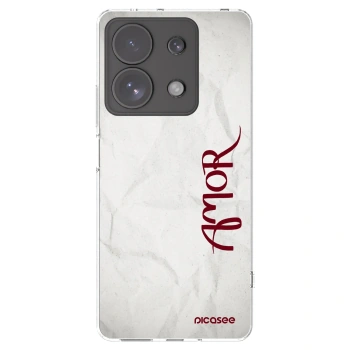 Picasee Xiaomi Redmi Note 13 Pro 4G Hülle - Transparentes Silikon - Amor