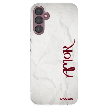 Picasee Samsung Galaxy A05s A057G Hülle - Transparentes Silikon - Amor