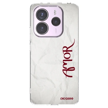 Picasee Xiaomi Redmi Note 14 5G Hülle - Transparentes Silikon - Amor