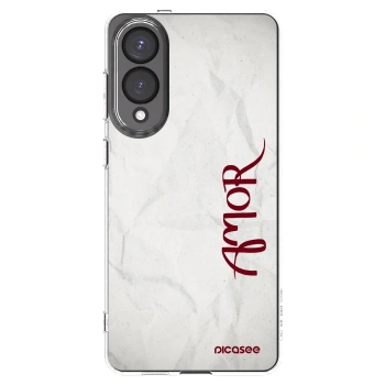 Picasee Samsung Galaxy S25 Edge 5G Hülle - Transparentes Silikon - Amor