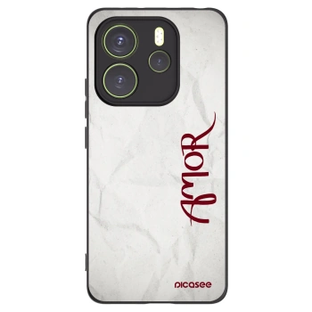 Picasee Xiaomi Redmi Note 14 4G Hülle - Schwarzes Silikon - Amor