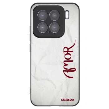 Picasee Xiaomi 15 Hülle - Schwarzes Silikon - Amor