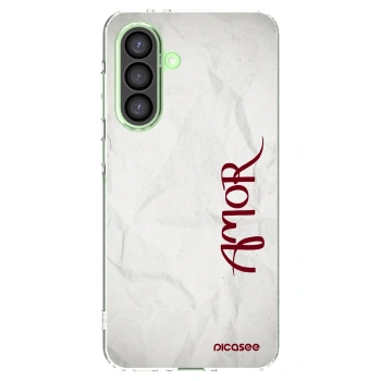 Picasee Samsung Galaxy A26 5G A266B Hülle - Transparentes Silikon - Amor