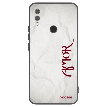 Picasee Xiaomi Redmi Note 7 Hülle - Schwarzes Silikon - Amor