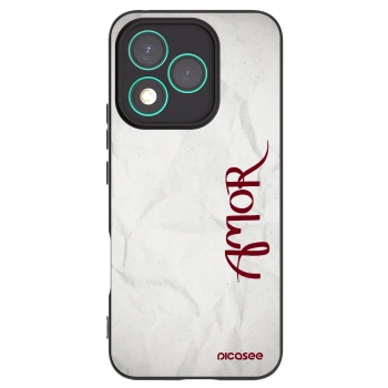 Picasee Honor 400 Lite 5G Hülle - Schwarzes Silikon - Amor