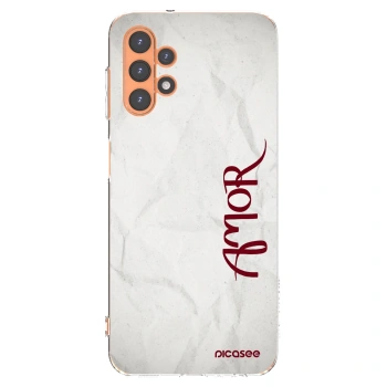 Picasee Samsung Galaxy A13 5G Hülle - Transparentes Silikon - Amor