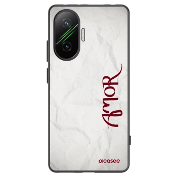 Picasee Xiaomi Poco F7 5G Hülle - Schwarzes Silikon - Amor