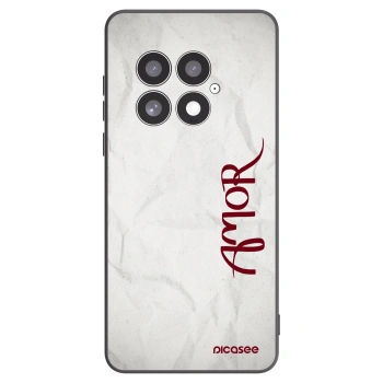 Picasee OnePlus 13 5G Hülle - Schwarzes Silikon - Amor