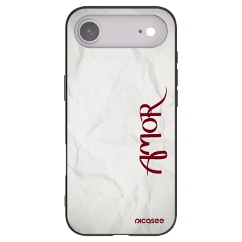 Picasee Apple iPhone Air Hülle - Schwarzes Silikon - Amor
