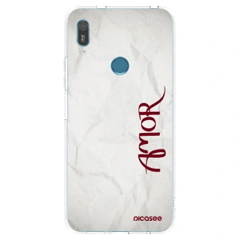 Picasee Huawei Y6 2019 Hülle - Transparentes Silikon - Amor