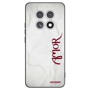 Picasee Xiaomi Redmi Note 15 Hülle - Schwarzes Silikon - Amor
