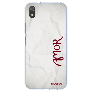 Picasee Xiaomi Redmi 7A Hülle - Transparentes Silikon - Amor